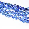 Natural Blue Kyanite Faceted Heart Drop Beads Strand 5 Inches and Size 4mm to 8mm approx. Kyanite, whose name derives from the Greek word kuanos sometimes referred to as kyanos, meaning deep blue, is a typically blue silicate mineral, commonly found in aluminium-rich metamorphic pegmatites and/or sedimentary rock. 